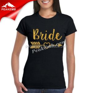 wholesale Custom t shirt bling glit …