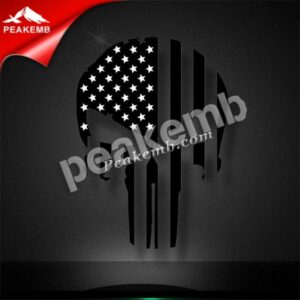 wholesale Skull USA Flag Heat Trans …