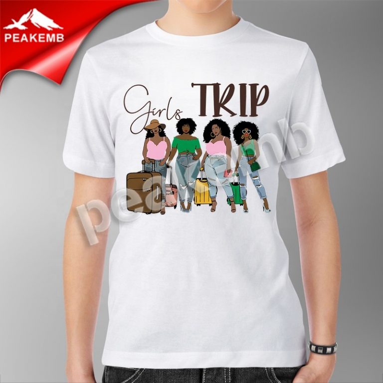 wholesale heat transfer design girls trip printable vinyl for t shirt