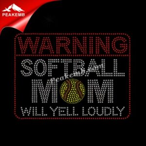 wholesale New rhinestone Softball h …