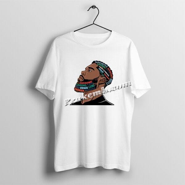 Custom t shirt design awesome black man print logo iron on transfer ...
