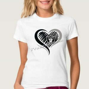 wholesale heart w/ raiders logo des …