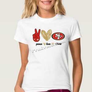 wholesale peace love w/ 49ers logo  …