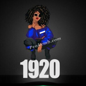 wholesale 1920 squatting afro girl  …