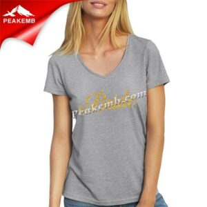 wholesale T-shirt  Metallic Gold he …