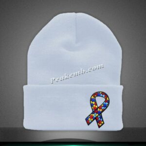 wholesale Custom Autism Ribbon Embr …