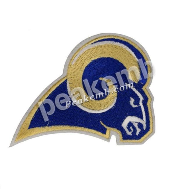 Football Team Rams Custom Embroidery Patches for patches Embroidery ...