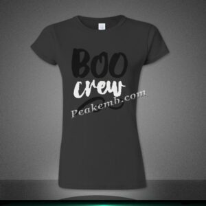 Boo crew halloween heat iron on tra …