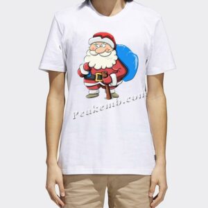 santa carry a bag w/ crutch design  …