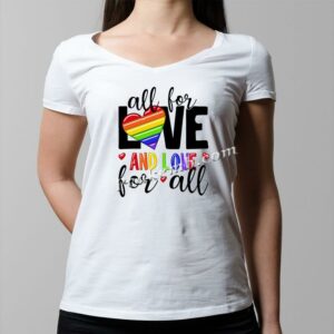 all for love t shirt screen print t …