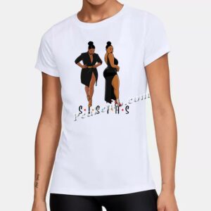 sistas 2 girls heat press iron on t …