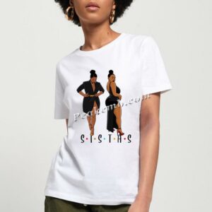 sistas 2 girls heat press iron on t …