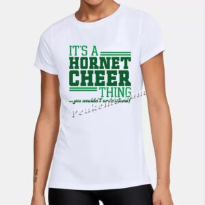 cheer t shirt decal press