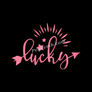 wholesale pink lucky letters arrow …