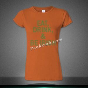 eat drink & be irish rhinestone …