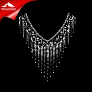 Bling Bling Neckline Rhinestone Tra …