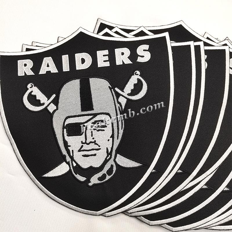 Ready To Ship 100% NFL Team RAIDERS Embroidery Patches - PEAKEMB