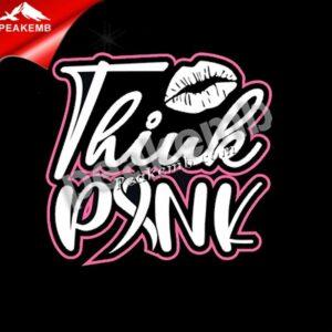 Printing T-shirt Design Think Pink  …