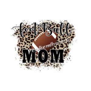 Football Mom Sublimation Leopard Fo …