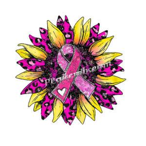 Women Wear Pink Ribbon Design Print …