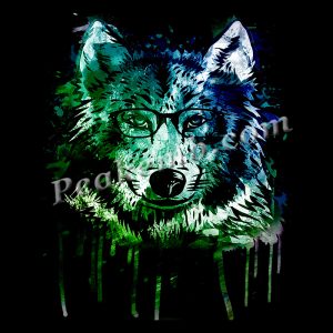 Ready to ship washable wolf design  …