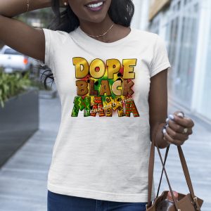 Cheap Price Iron on DOPE Black MAMA …