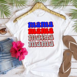 4th of July pattern mama word iron  …