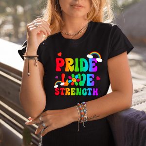 Pride love strength letter design i …