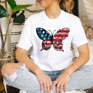 American flag pattern butterfly sub …