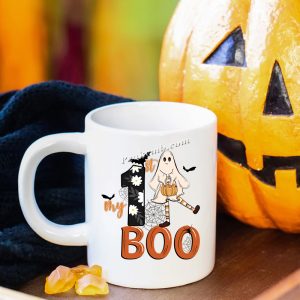 Halloween my cat is my boo mug tran …