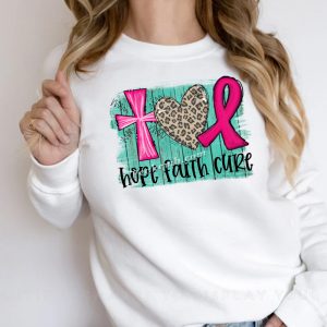 Hope faith cure pink ribbon pattern …