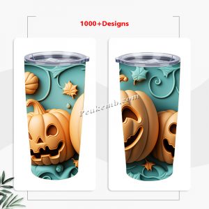 Full size uv dtf cup wrap halloween …