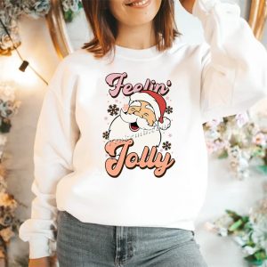 Merry christmas feelin jolly custom …